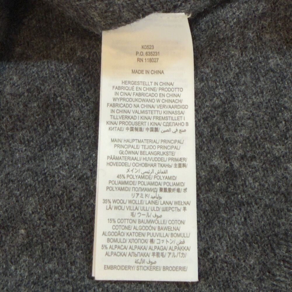 Boden 3D Crochet Flower Appliqué Wool Blend Jumper Sweater Womens Sz 8 Colorful - Picture 5 of 7
